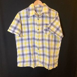 Vintage plaid button down